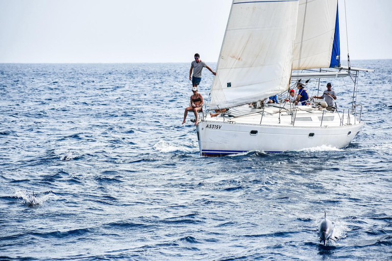 Sal Island: Full-Day Sailing Trip with Lunch & Drinks Full-Day Ocean Escape by Sailing Yacht with Lunch & Drinks