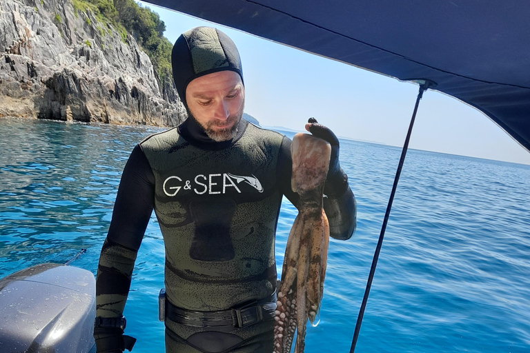 Sarande: Båttur till den dolda grottan, Gremina, Kakome och KrorezPrivat tur