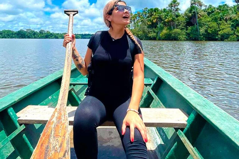 Puerto Maldonado: zjazdy na linie, canopy i spływ kajakowy z obiademPuerto Maldonado: wycieczka z lunchem, zjazdem na linie, spływem kajakowym i spacerem po koronach drzew