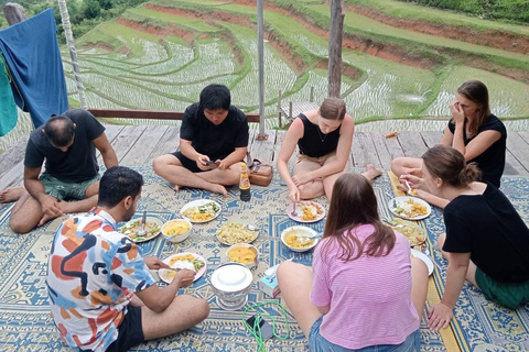 Chiang Mai: 2-Day Jungle Trek with Elephant Farm & Raft Ride Hotel Pickup and Drop-off (within Pickup Area)