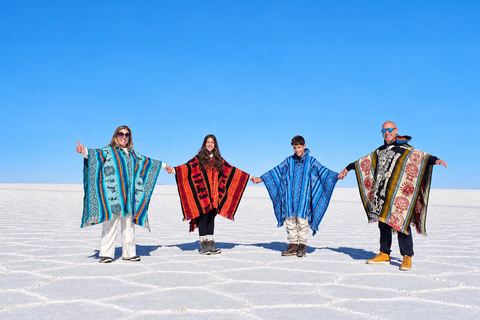 Uyuni Salt Flats & Colorful Lagoons: 3-Day Journey Uyuni Tour with Local Spanish Driver