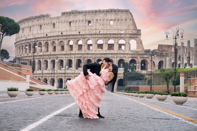 Roma: Servizio fotografico al Colosseo - Sessione privata