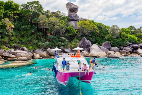 From Khao Lak: Similan Islands Day Trip by Luxury Catamaran