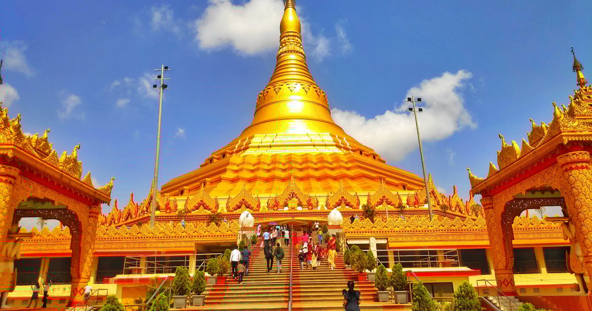 Mumbai: Kanheri Caves and The Golden Pagoda Temple GetYourGuide