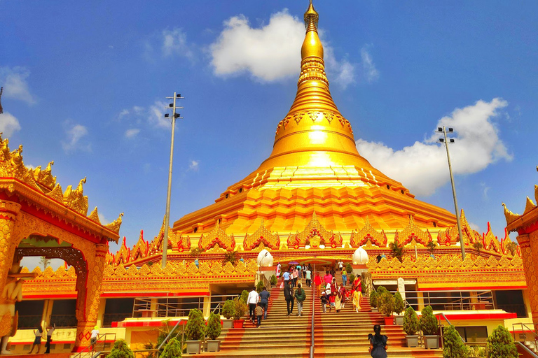 Mumbai: Kanheri Caves + Golden Pagoda Temple Mumbai: Kanheri Caves + Golden Pagoda Temple