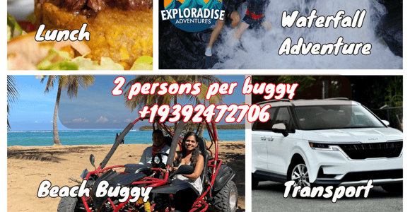 Piñones Beach Buggy + El Yunque Waterfall Adventure