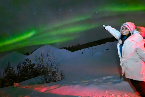 روفانييمي: مطاردة الشفق القطبي الشمالي مع خدمة التوصيل من الفندق