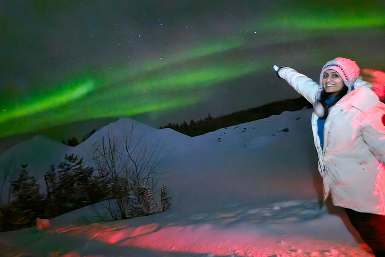 روفانييمي: مطاردة الشفق القطبي الشمالي مع خدمة التوصيل من الفندق