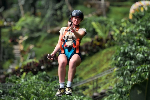 Bali: Blue Lagoon Snorkeling, Zipline, and UTV Buggy Tour Single Buggy, Zipline and Snorkeling with Transfer
