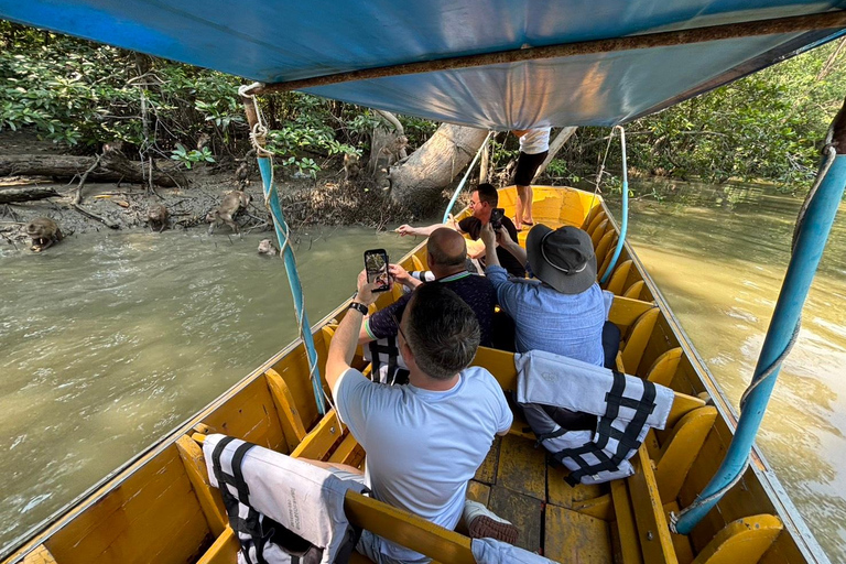 From Bangkok: Railway Market, Tha Kha, and Monkey Coast Tour