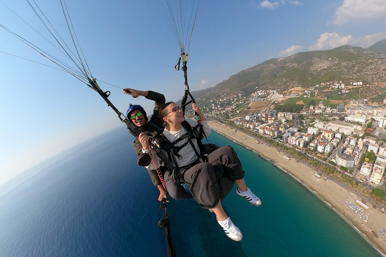 From Antalya, Side, Alanya: Paragliding Experience in Alanya From Side With Transfer