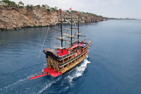 Antalya: Full-Day Lara Pirate Boat Trip w/Lunch and Transfer Tour without Hotel Transfer