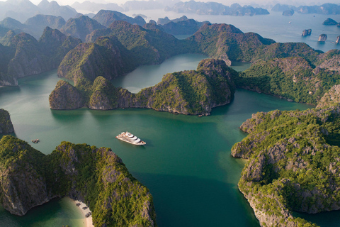 Vanuit Hanoi: Bezoek Ha Long Bay 3 dagen met een 5-sterren cruiseGroepsreis