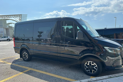 Ravenna Port or City: 1- Way Transfer to Venice + water taxi Venice+water taxi: One Way Transfer to Ravenna City or Port