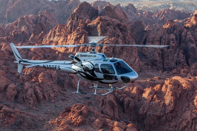 Las Vegas: Grand Canyon Heli Tour și Valley of Fire Landing