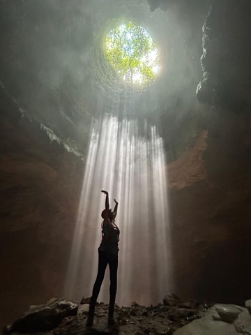 From Yogyakarta: Jomblang Cave Descent & Pindul Cave Tour