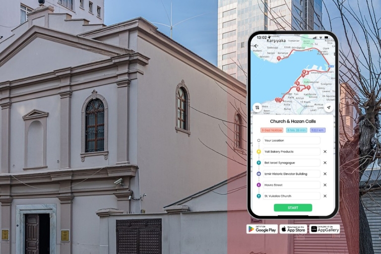 İzmir: Połączenia kościelne i Hazan z cyfrowym przewodnikiem GeziBilen