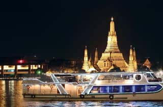 Bangkok: Horizon-Dinner-Bootsfahrt vom Shangri-La Hotel