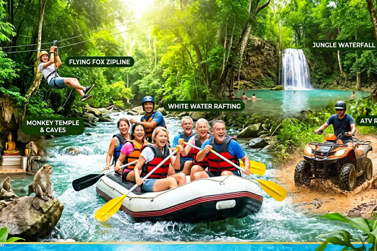 Phuket: Rafting, ATV, Zipline & Jungle Tour