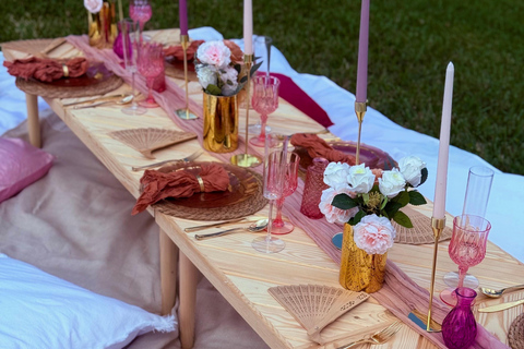 Luksusowy piknik na plaży w pobliżu Miami