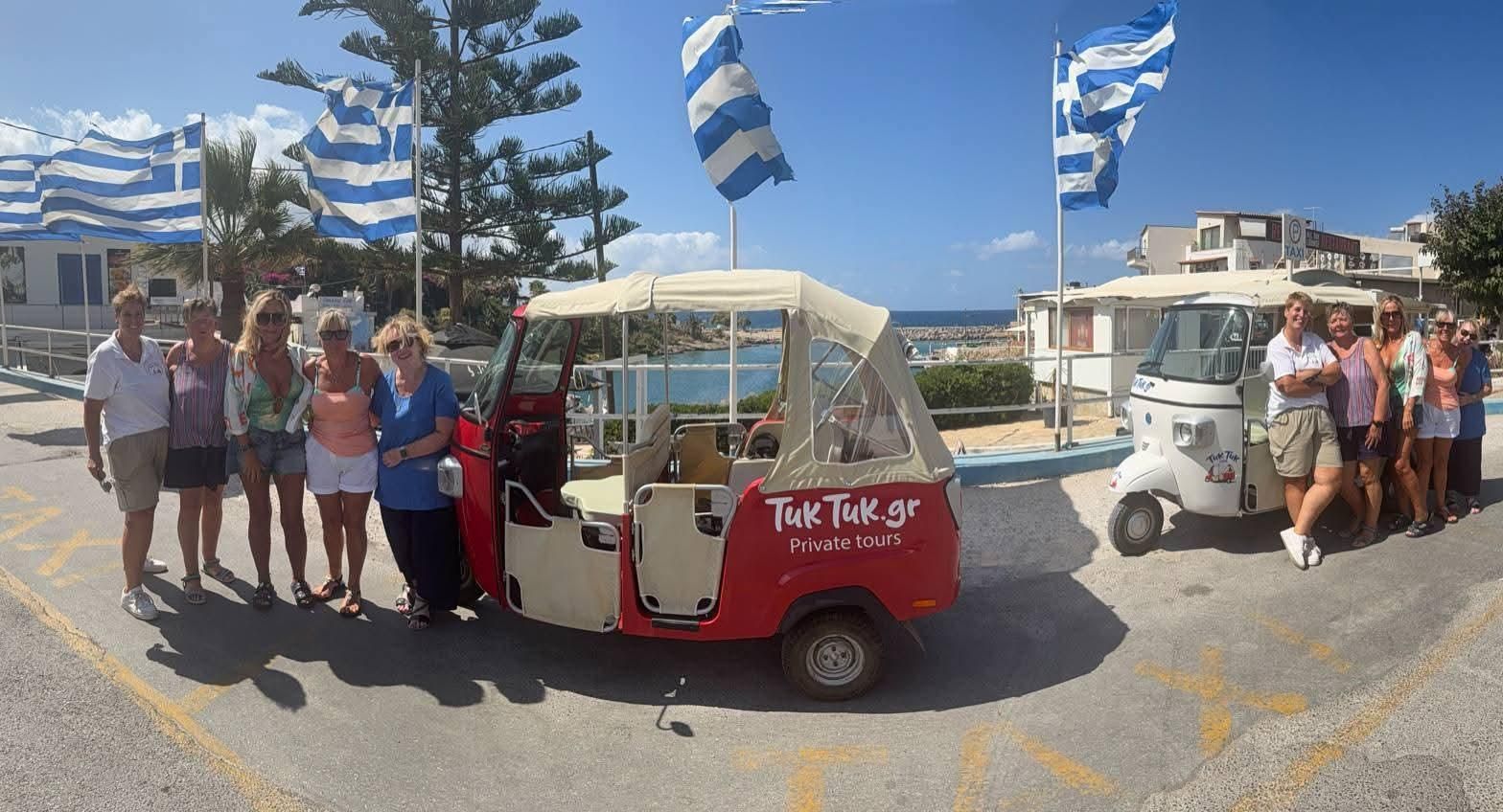 Kreta: Private Tuk-Tuk-Tour durch 7 Dörfer mit Verkostungen