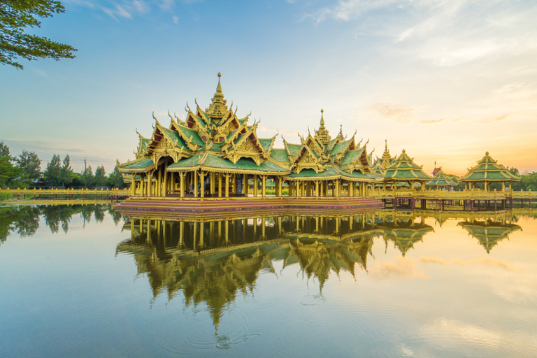 From Bangkok: Floating Market, Railway Market & Ancient City