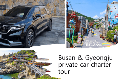 Busan & Gyeongju Private Chartered Car tour from Busan Busan private chartered car services