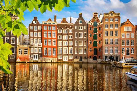 Amsterdam: Top Highlights Guided Bike Tour EN/DE/ES/FR/IT/CN Bike Tour with Guide & Audio Guide in DE, ES, FR, IT, and CN