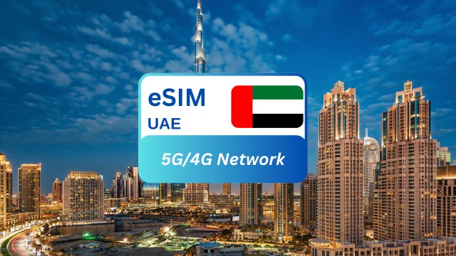 Dubai: 4G Data Roaming eSIM-kaart voor toeristen