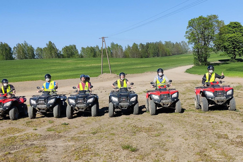 Gdańsk: Guided Quad Safari Off-Road Adventure Gdańsk: Quad Biking Adventure with Bonfire and Transfers