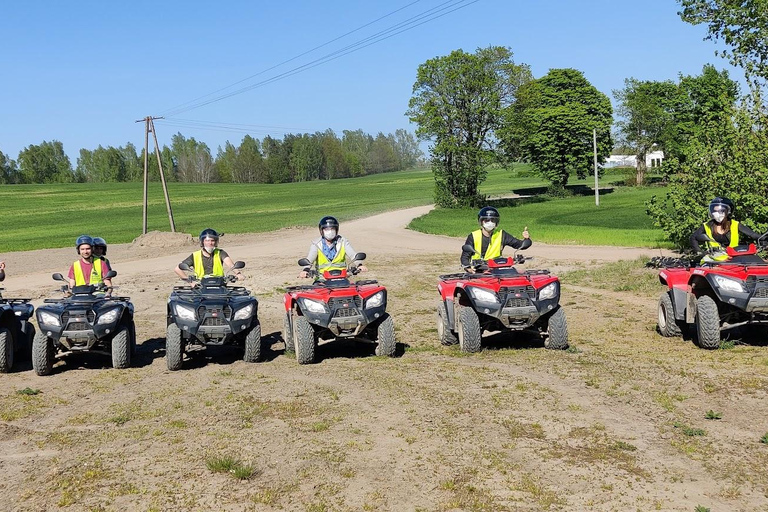 Gdańsk: Guided Quad Safari Off-Road Adventure Gdańsk: Quad Biking Adventure with Bonfire and Transfers