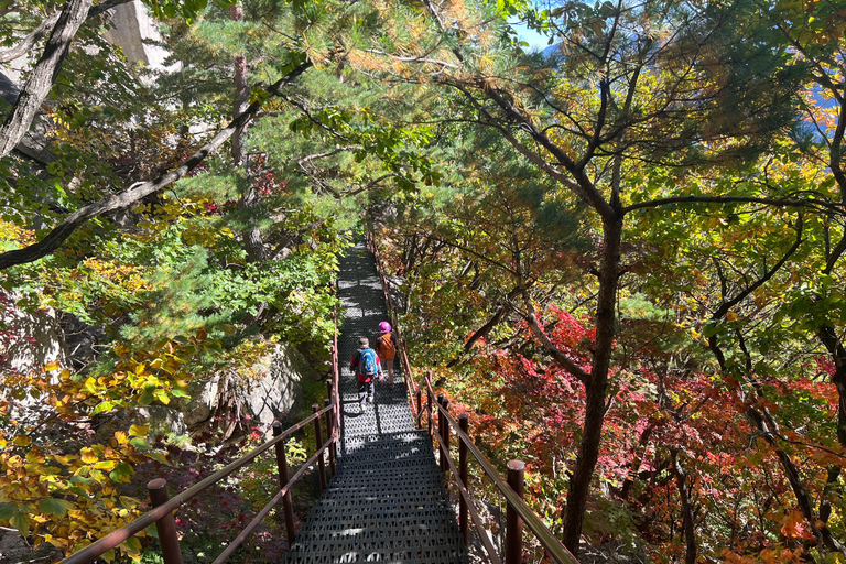 Seoraksan Hiking: Ulsanbawi, Biryong Falls & Finisher Gift B) Hiking Only Shared Tour, Meet at Mt. Seorak