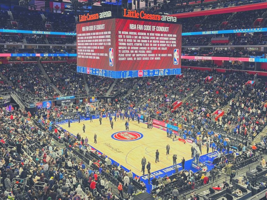 Detroit Pistons Basketball Game Ticket Getyourguide