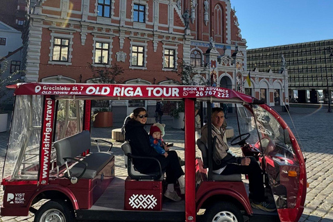 Riga: Private Old Town Heated E-Bus Tour with Audio Guide Private Tour