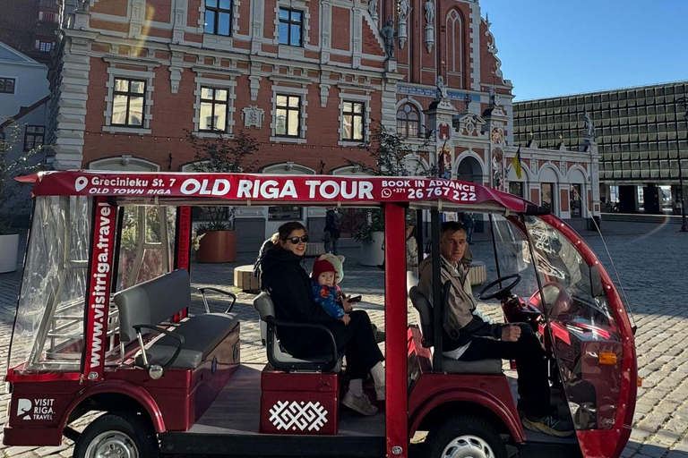 Riga: Private Old Town Heated E-Bus Tour with Audio Guide Private Tour