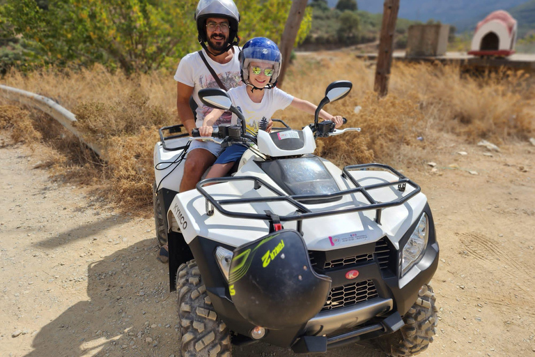 Creta: Excursión en quad todoterreno a pueblos con traslados al hotel