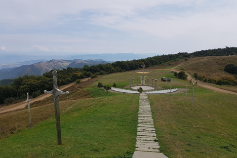 Dashbashi Canyon, Asureti village, and Didgori monument.