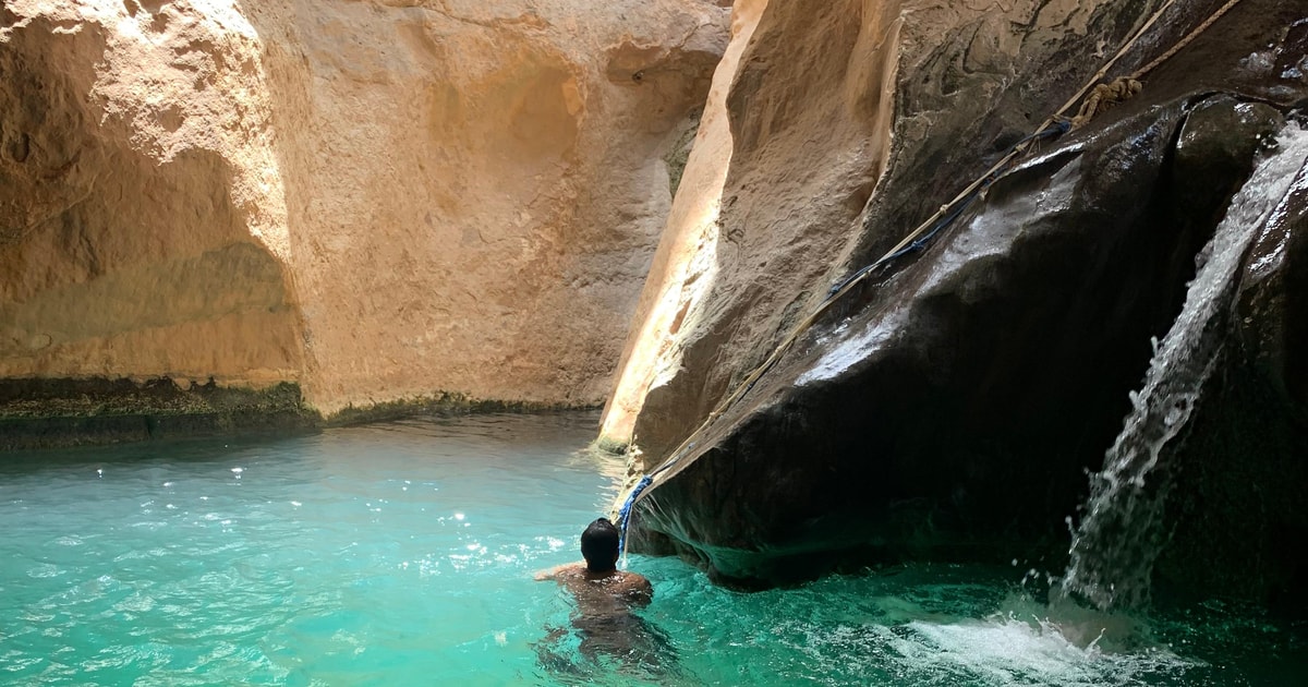 Muscat: Full-Day Wadi Shab & Bimmah Sinkhole Private Tour | GetYourGuide