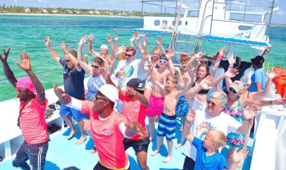 Punta Cana Party Boat Snorkeling Drink Swimming with dolphin GetYourGuide