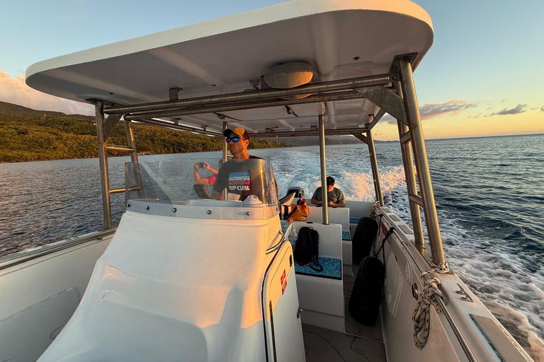 Deshaies: Boat trip to Les Saintes, with a swim and snorkel visit Deshaies: Boat trip to Les Saintes, swimming & snorkeling