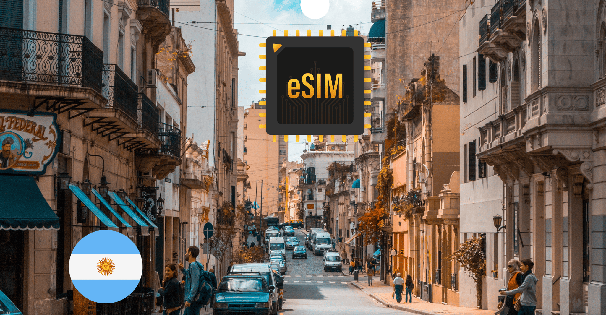 eSIM Argentinië , Internet Data Plan 4G/5G - Hizvo
