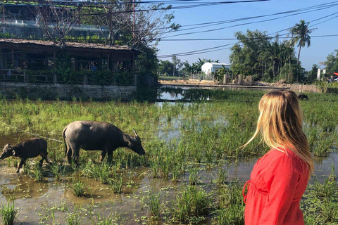 Hoi An : Excursión ecológica en bicicleta con pesca y comida/cena