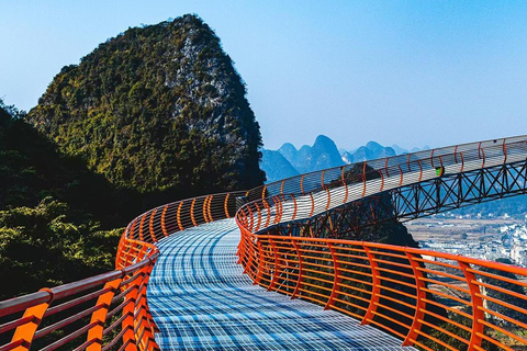 Guilin: Cave, Yulong Rafting, Ruyi Peak & Impression Show