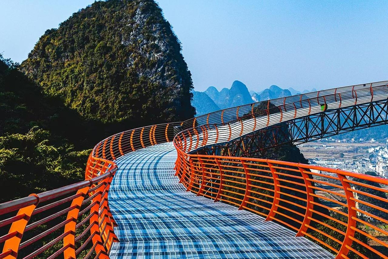 Guilin: Cave, Yulong Rafting, Ruyi Peak & Impression Show