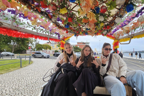 Lisbon: Multilingual Private TukTuk Tour with Live Guide Ultimate Lisbon & Belém Experience 04 hrs(Pick Up+Drop-off)*