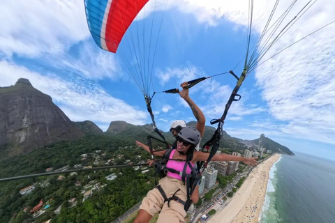 Rio de Janeiro: Tandem Paragliding Flight with Photos and Video Hang gliding flight