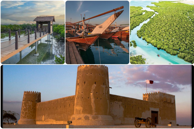 North of Qatar Tour to Olafur Eliasson, Zubara Fort, Jumail North Qatar Tour, Zubara Fort,Purple Island, Mangros Colony