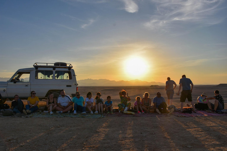 paseo en camello con puesta de sol y observación de estrellas