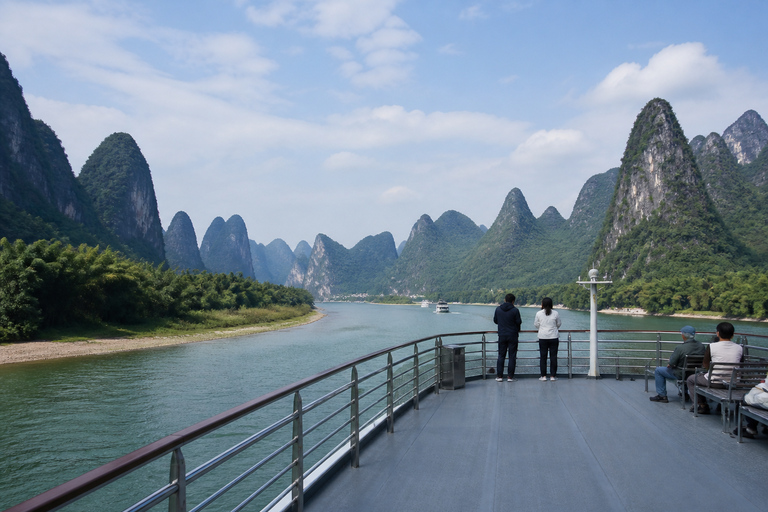 Guilin: Li River Cruise to Yangshuo with Optional Cave Tour 4-Star Cruise Ticket + Lunch + Pickup