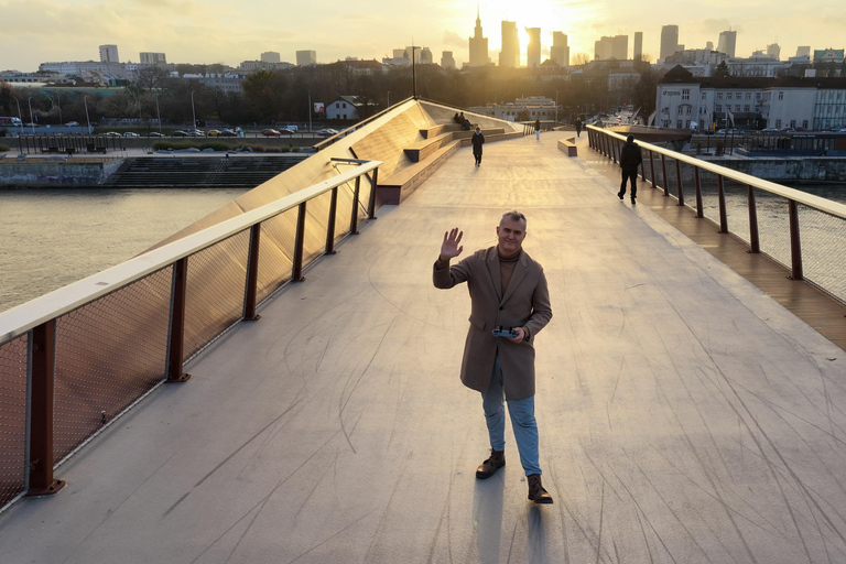 Old & Modern Warsaw Walking Tour with Free Drone Photo